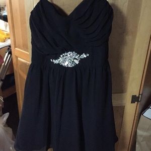 Black dress.